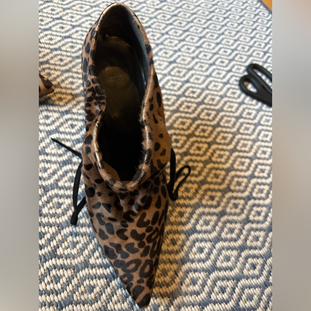 STUART WEITZMAN AOK Serval hair bootie - Picture 4 of 12